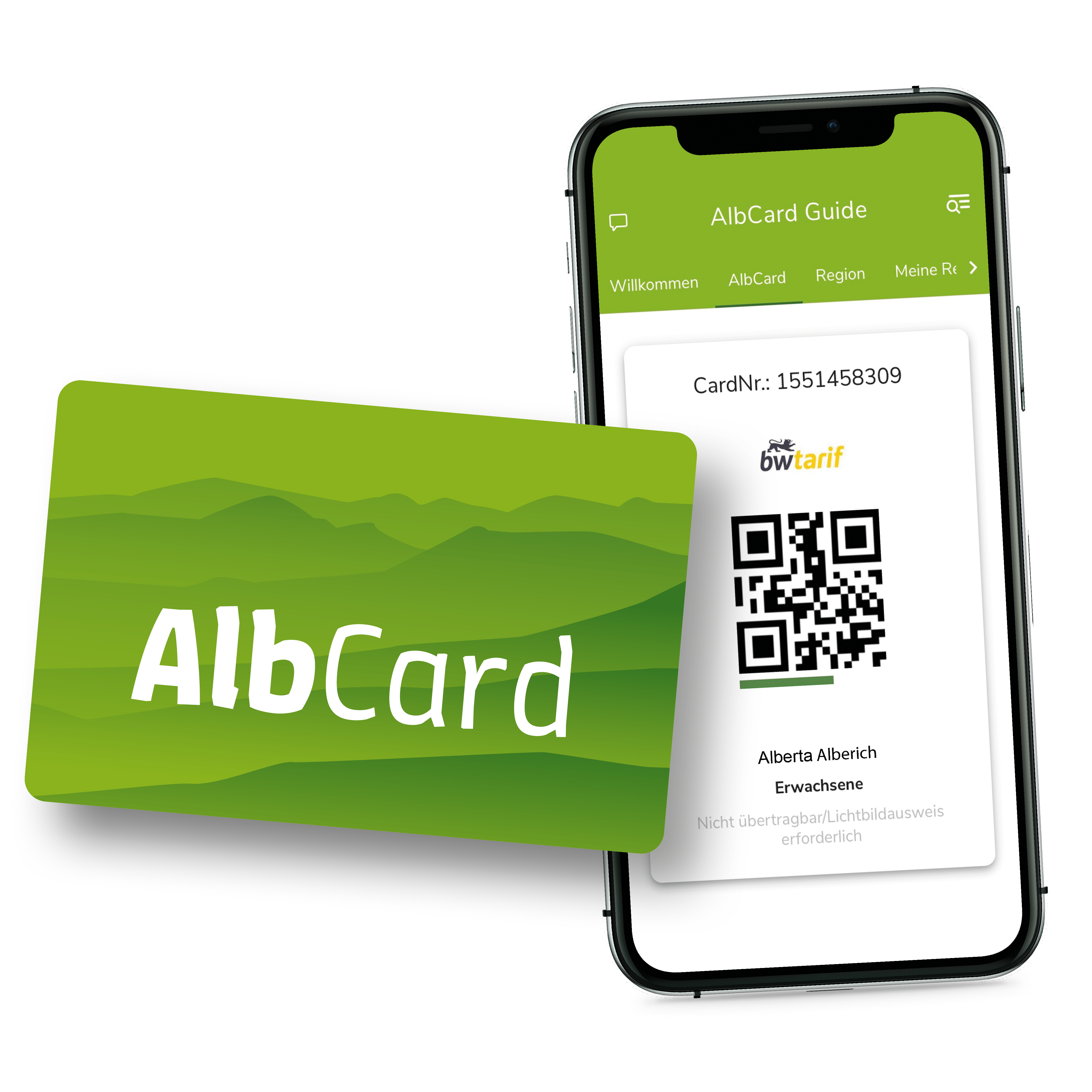 Die AlbCard gibt es auch digital